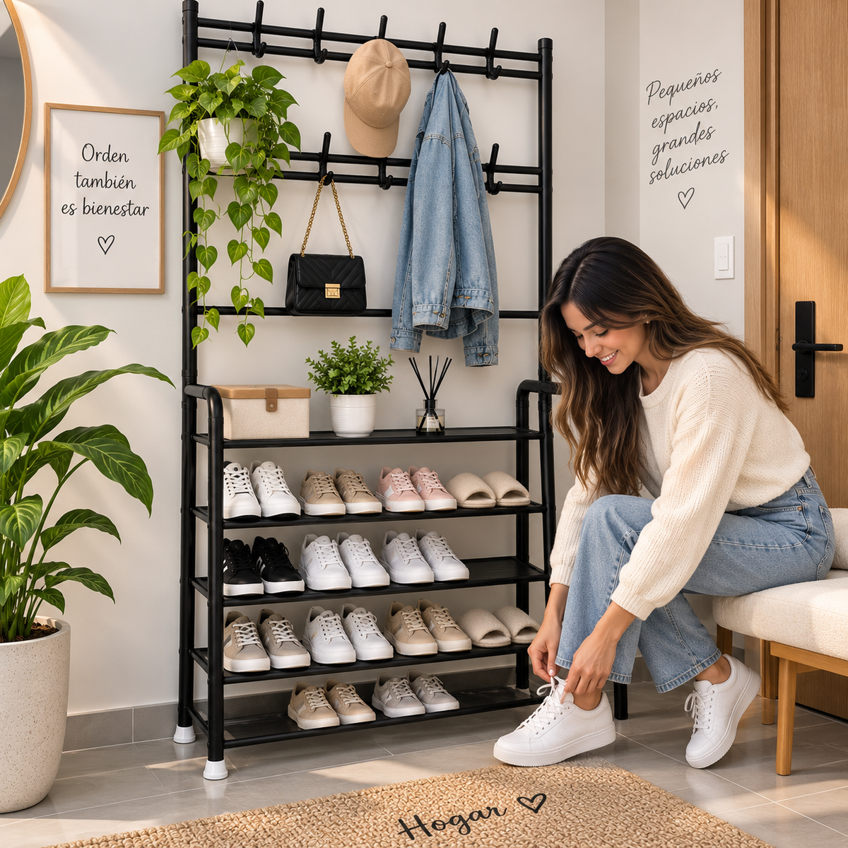 Organizador Multifuncional Perchero