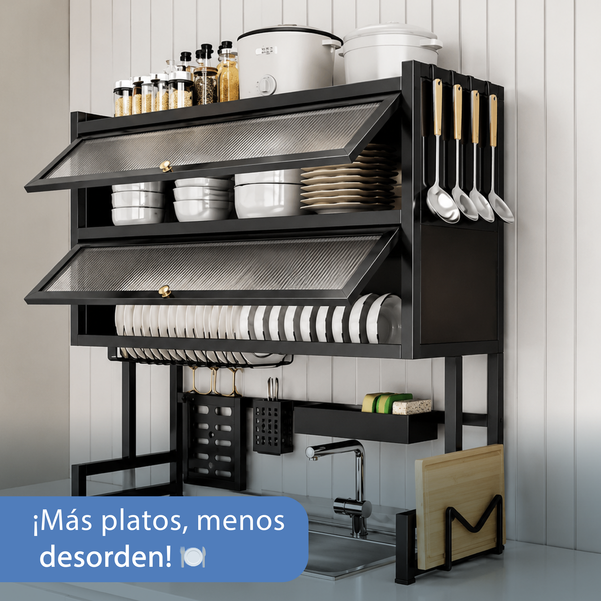 Escurridor de Platos 2 niveles