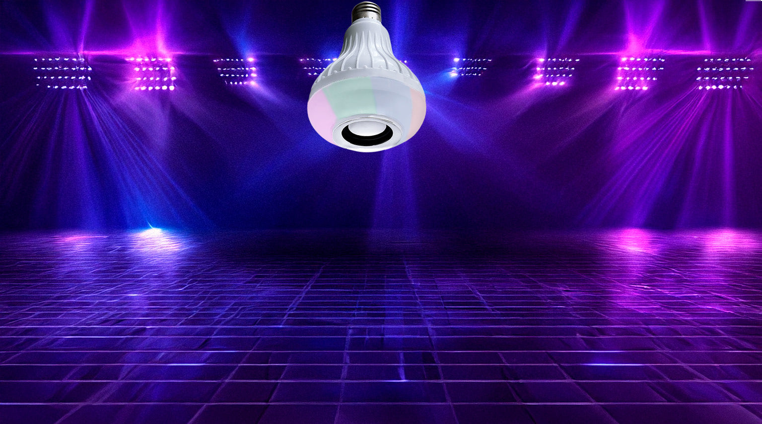 FOCO LED MULTICOLOR CON BLUETHOOH