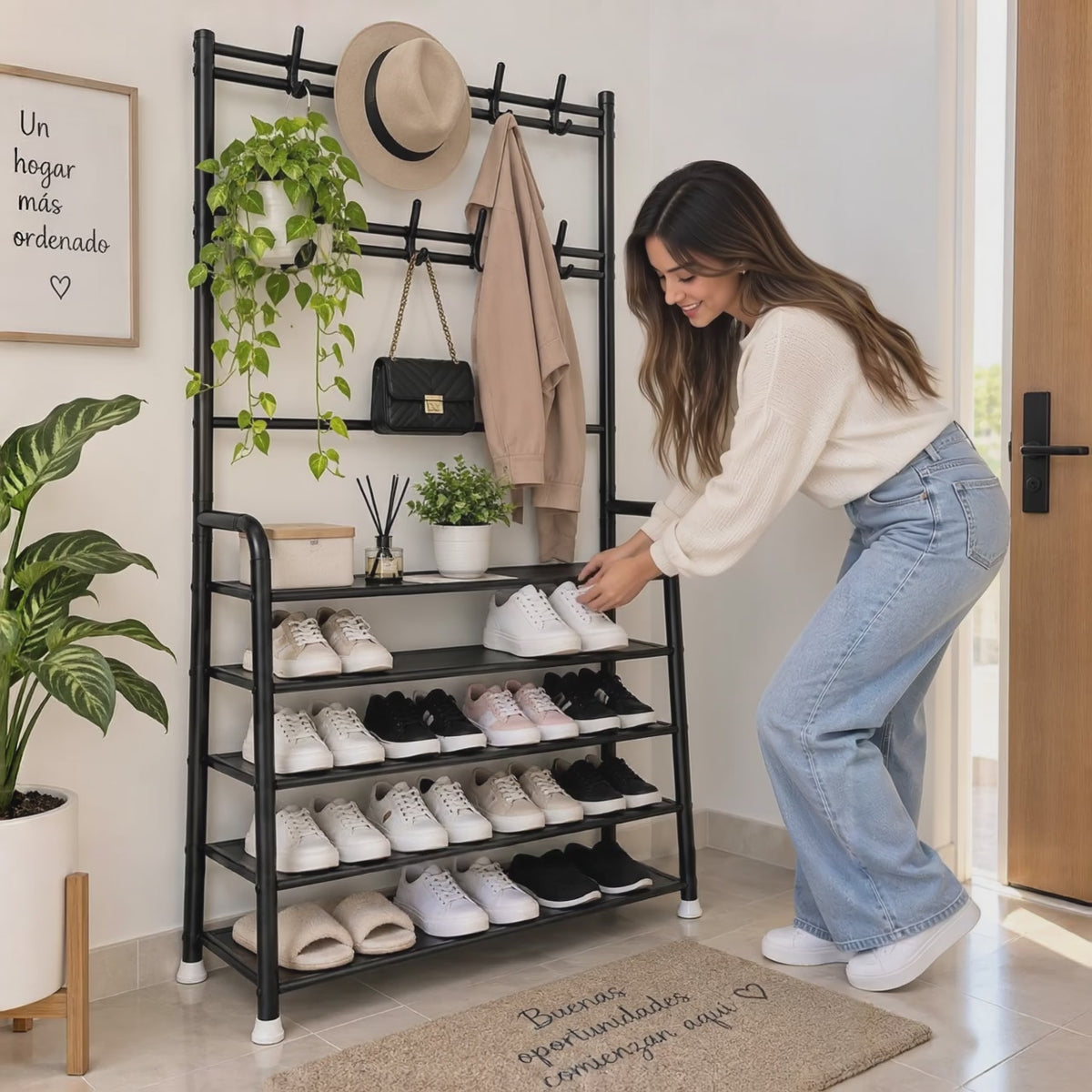 Organizador Multifuncional Perchero